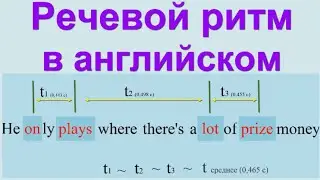 Речевой ритм в английском языке