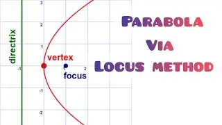 Parabola using Locus Method in | Technical drawing | Engineering drawing