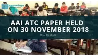 AAI ATC 2018 expected cutoff general  Paper Solution answer key Shift 1 (morning session)