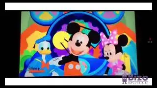 Mickey's great clubhouse hunt hot dog dance latinamerican spanish/disney junior logo Revés