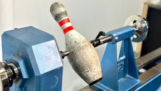 Woodturning - Bowling Pin Transformation