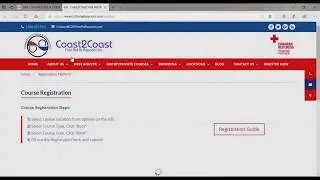 Coast2Coast First Aid & Aquatics Registration Guide