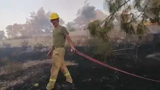 17 July 2022- OpenCampus was completely burned in the wildfire.