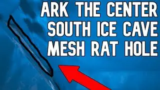 Ark Official How To Mesh South Ice Cave Center Rat Holes & Base Locations | ARK: Survival Evolved