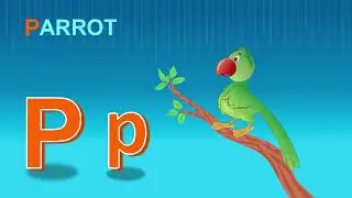 Phonic Song with One Word- P For Parrot- ABC Alphabet Songs| Nursery Rhymes with Sounds for Kids