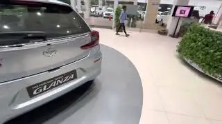 Toyota Glanza 2022 V variant silver color