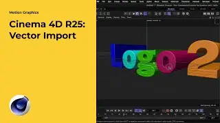 Cinema 4D R25:  Vector Import