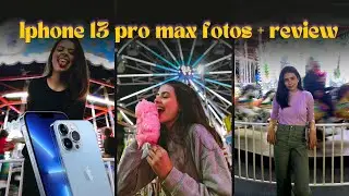 FOTOS COM O IPHONE 13 PRO MAX com REVIEW | Parque Marisa em Itaquera (a noite)