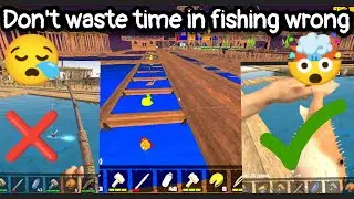 Faster way to do fishing in Survival & Craft: Multiplayer | correct way to fishing survival & craft