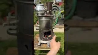 Чай из самовара на костре