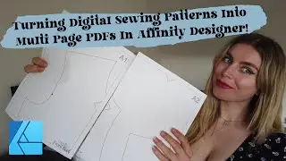 Turn Digital Sewing Patterns Into Multi Page PDF Documents Using Affinity Designer