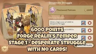 [No-Card TCG] 6000 Points Stage 1 Forge Realm's Temper Event Genshin Impact TCG