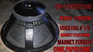 CP-18TBX100, 18tbx100 speaker review