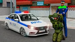ЗАДЕРЖАЛ ВОЕННУЮ ПОЛИЦИЮ за ПОГОНЮ от ФСБ ✅ ПУТЬ до МАЙОРА ФСБ на АМАЗИНГ РП