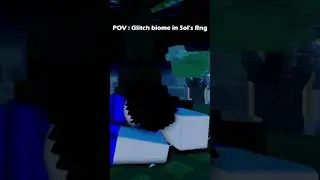 Glitch biome in Sol's RNG | Roblox animation