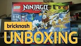 LEGO Ninjago Master Wu Dragon Unboxing Set 70734