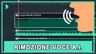 Separare la voce dalla musica da una canzone con l' A.I. | Wondershare Filmora Tutorial