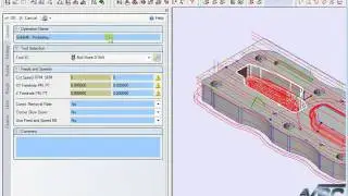 08 Getting Started - Milling - Remove Excess Material - Medium Pocket.wmv