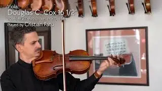 Douglas C. Cox 16 1/2" viola #932, 2016, Vermont, USA / Cristian Fatu / at the Metzler Violin Shop