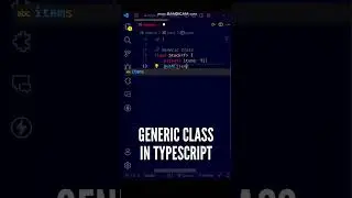 😋😋 Generic Class in TypeScript is very simple! 