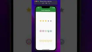 ⭐ Rating Bar ⭐ in Flutter 