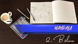 MANDALA मण्डल | 2. Bölüm ''Hızlandırılmış Video'' VLOG #Mandala #Boyama #Trend #Shorts #Eğitim #Hobi