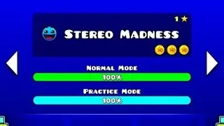 Geometry Dash | Nivel 1 | Stereo Madness - 100%! HD (+ Las 3 Monedas)