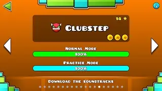 Clubstep (Demon) - LVL 14 [ALL COINS] Geometry Dash