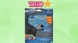 Hasbro Nerf Elite 2.0 Trio TD-3 обзор на бластер