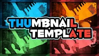 FREE YouTube Thumbnail Template | 4 colours (IOS/Android)