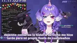 Selen cuenta una anecdota de su peor cumpleaños (sub. español) (Nijisanji EN)