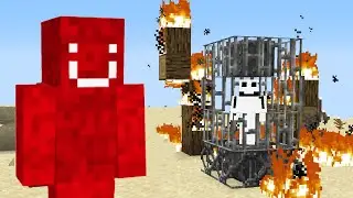 Terrorizing an Extraterrestrial Planet in Minecraft