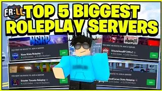 Top 5 BIGGEST ROLEPLAY SERVERS in ERLC! (Emergency Response Liberty County)