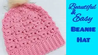 GREAT👌 I fell in love with this crochet winter beanie hat🥰