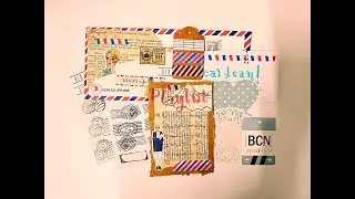 Penpal with me #airmailtheme (w/fresh thyme salad)