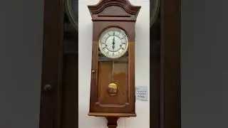 Vintage Howard Miller Triple Chime Wall Clock
