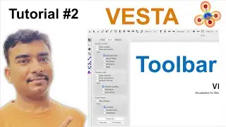 Introduction to Toolbar of VESTA software 