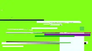 Glitch Effect on Green screen 1min / FREE to use