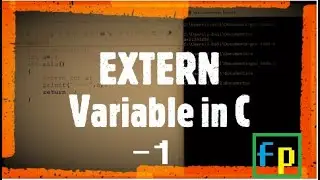 EXTERN Variable in C - 1