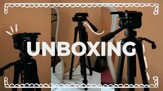 UNBOXING do meu tripé que comprei no MERCADO LIVRE