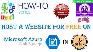 HOST A FREE WEBSITE on AZURE PLATFORM   in TAMIL