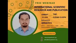 International Scientific Research and Publications-Batch-1-Data Analytics, Web Development Training