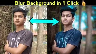How To Blur Photo Background In Lightroom / Photo ka Background blur kaise kare Lightroom app se ?