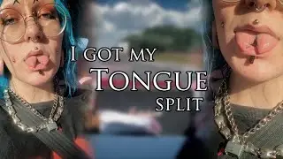 I got my Tongue split! 👅⎜Healing + Aftercare