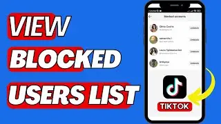 how to view your blocked list on tiktok