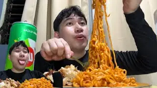 Mukbang Samyang Spicy Challenge !! Hindi kinaya 