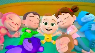 Ten in the Bed Song (Sleepy Animals Version) | Lalafun Nursery Rhymes & Kids Songs