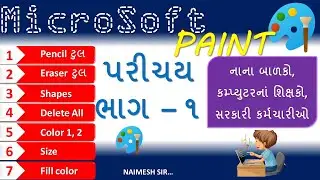 CCC Microsoft Paint  પરીચય ભાગ – ૧