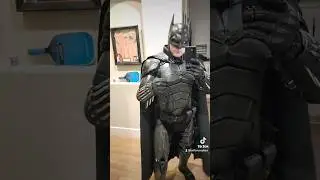 My Batfleck / Battinson hybrid batsuit #3dprinting #cosplay #batman