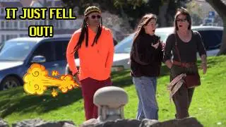 Funny FART Pranks! IT JUST FELL OUT!